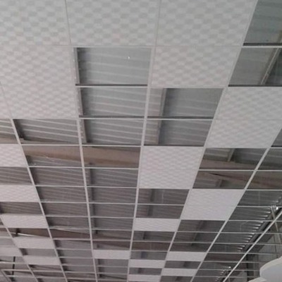 Gipskarton PVC-Gips-Decke der Fasergipsplatten-603x603 deckt 7-12mm mit Ziegeln