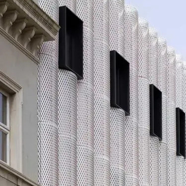 Fassade erweiterte Außenstarke Aluminiumlegierung wand-Mesh Panels 2.35mm