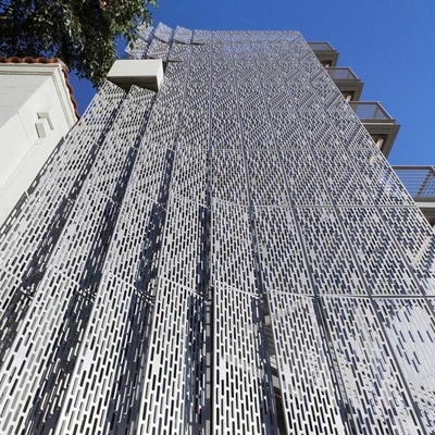 PVDF-beschichtendes Aluminiumfassadenelement mit kundengebundener Perforierung
