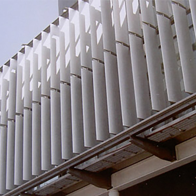 Moderne Sonnenschutz-Vertikale Aluminium-Sun-Jalousie für das Errichten dekorativ