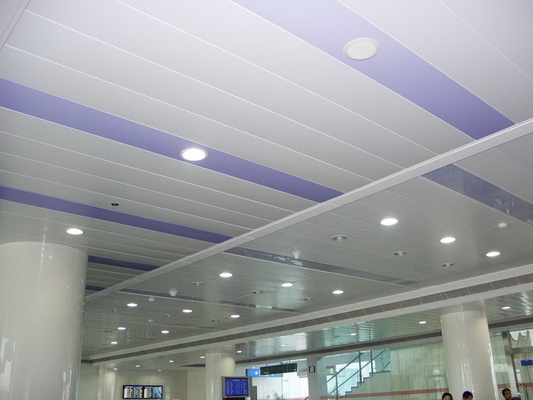 300x3000mm Aluminiumh-streifen-Decke für Convention Center -Wand-Dekoration