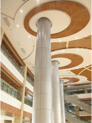 Platten-Längen-festes Fassadenelement des Einkaufszentrum Aluminiummetalldecken-Maximum-5000mm oder Fassade