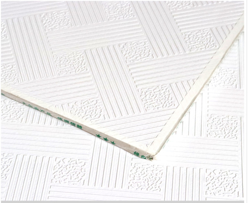 Quadratische abgeschrägte PVC-Gips-Deckenplatte-Stärke 12mm-16mm