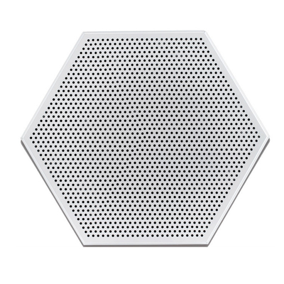 Perforierte Aluminiummetalldecken-akustisches sechseckiges Clip in den Decken-Fliesen