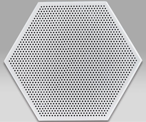 Suspendierungs-Aluminiummetalldecke sechseckig