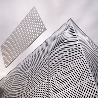 Gebäude-Fassaden des Metall1200x1200 durchlöcherten galvanisierte Stahlfassaden-Platten