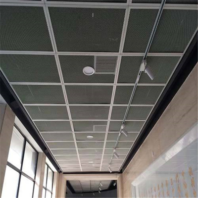 800x800 Mesh Ceiling Panel Aluminum Hook auf 20x40mm Draht Mesh Ceiling Tiles