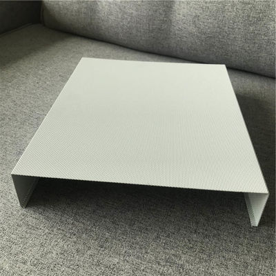 50x150 Aluminium-Metalldecke Ultra-Mikro-Perforation-U-Baffeldecke