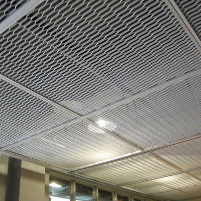 Feuerfester erweiterter Mesh Ceiling Panel 20x40mm 0.4mm-3.5mm dick