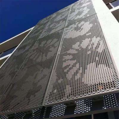 Gebäude-Fassaden-perforierte Aluminiumplatten-außenfassade des Metall1000x1000
