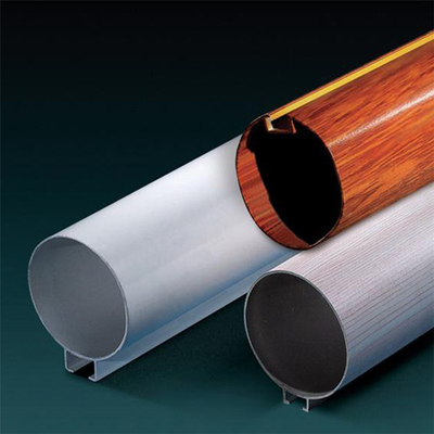 LEITBLECH-Decken-System-Röhren Durchmessers 70mm Aluminiumverdrängt