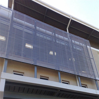 PVDF, das Außen-horizontales öffnendes Muster Sun-Jalousien-132mm malt