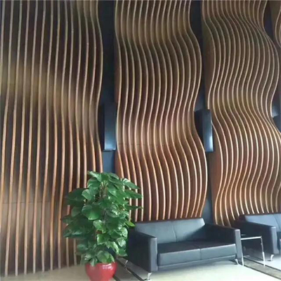 6000mm Wellen-Leitblech-Metallgebäude-Fassaden-Wand-Umhüllungs-Aluminiumvorhang