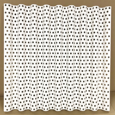 Externe Wand 800x800 runzelte Aluminiumlöcher des platten-silbernen Grau-8mm