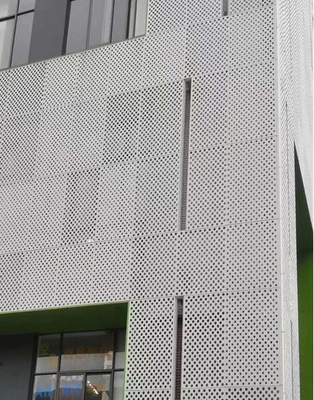 1x3m wasserdichtes dekoratives Wandfassadenelement 1100 Aluminiumfassadenelemente