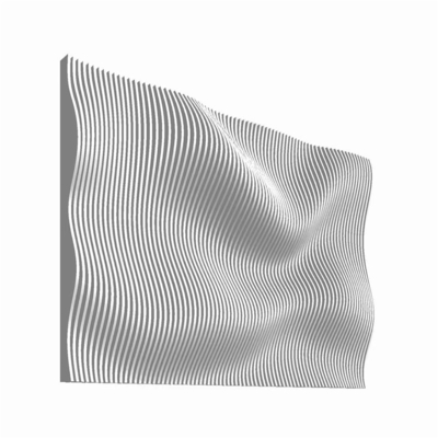 2.85mm Stärke-Metalldecken-Entwurfs-akustische Decke verwirrt Welle wie Decken