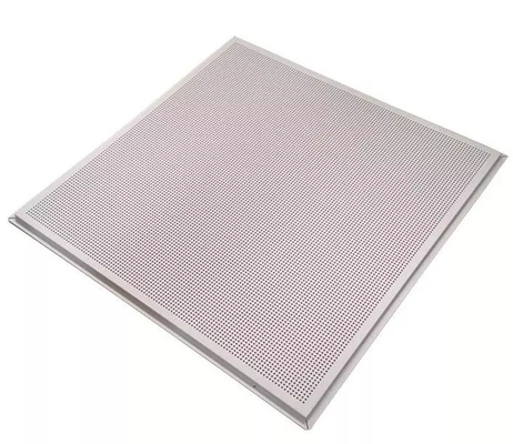 595x595mm deckt perforierte Metalldecke Aluminium-Lage in der Decke mit Ziegeln