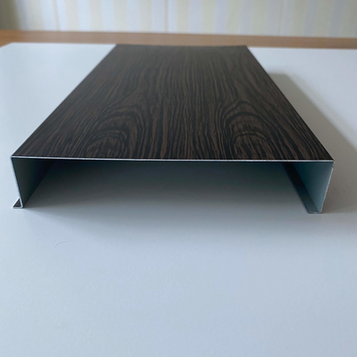 Aluminiumh Streifen-Decke 30mm Stärke-mit vor Druck-hölzernem Korn