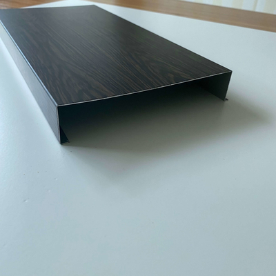 Aluminiumh Streifen-Decke 30mm Stärke-mit vor Druck-hölzernem Korn
