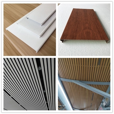 Stärke der c-Streifen-Aluminiummetalldecken-0.9mm für Convention Center