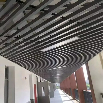 Feuerbeständige Aluminiumkasten-Leitblech-Decke für Außenwand-Dekoration