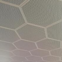 Aluminium sechseckig Clip-in der Decke für Convention Center -Wand-Dekoration