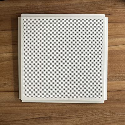 Aluminum Lay In Metal Ceiling Design ISO9001 Square Tiles 0.7mm with  sound proof ceiling