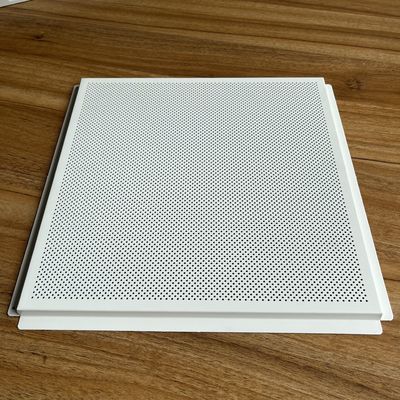 Aluminum Lay In Metal Ceiling Design ISO9001 Square Tiles 0.7mm with  sound proof ceiling
