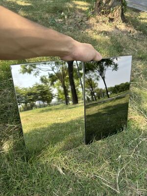 600x600 Edelstahl Deckenplatten Spiegel Einlege Akustik Deckenplatte