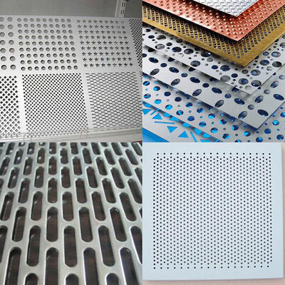 Kundenspezifische Aluminiumlegierungsplatte Außen perforierte Fassadenplatten PVDF-Aluminiumplatten für Fassaden