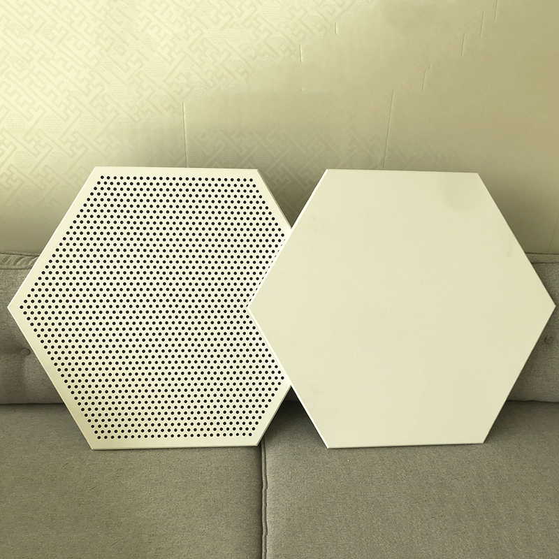 1100 Aluminiumclip der metalldecken-Hexagon-Deckenverkleidungs-404mm herein