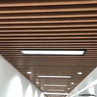 Des Einkaufszentrum-Aluminiumu Stärke Leitblech-der Decken-0.5mm einfach auseinanderzubauen
