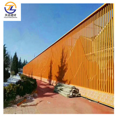 U-förmige Aluminiumwürfel kundenspezifische Größen Holz Acp Panel PE Beschichtung