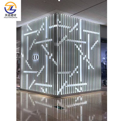 Metallperforierte Platte für die Decke von Bürogebäuden Aluminiumplatte mit 600*600MM